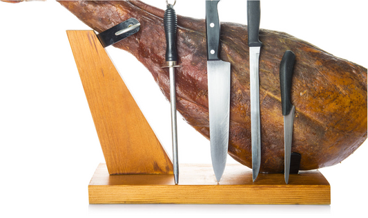 ¿Qué tipo de cuchillo debes empuñar para abrir un jamón ibérico?
