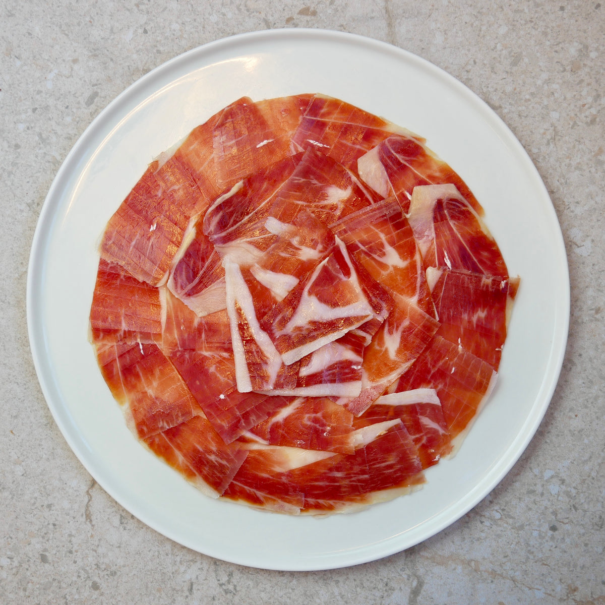Pieza de maza de jamón ibérico deshuesada