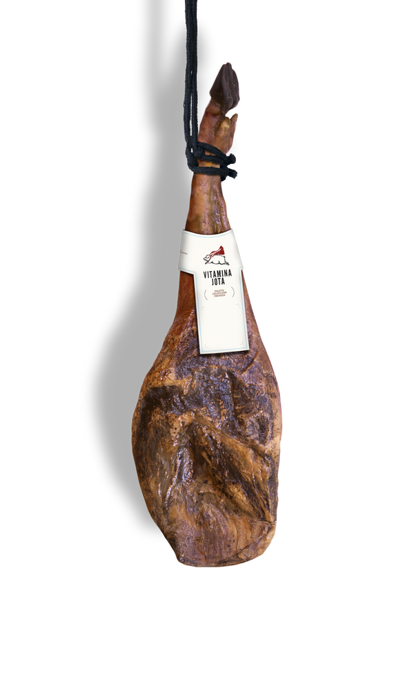 Paleta ibérica de recebo Colección Privada entera con vitola Vitamina Jota