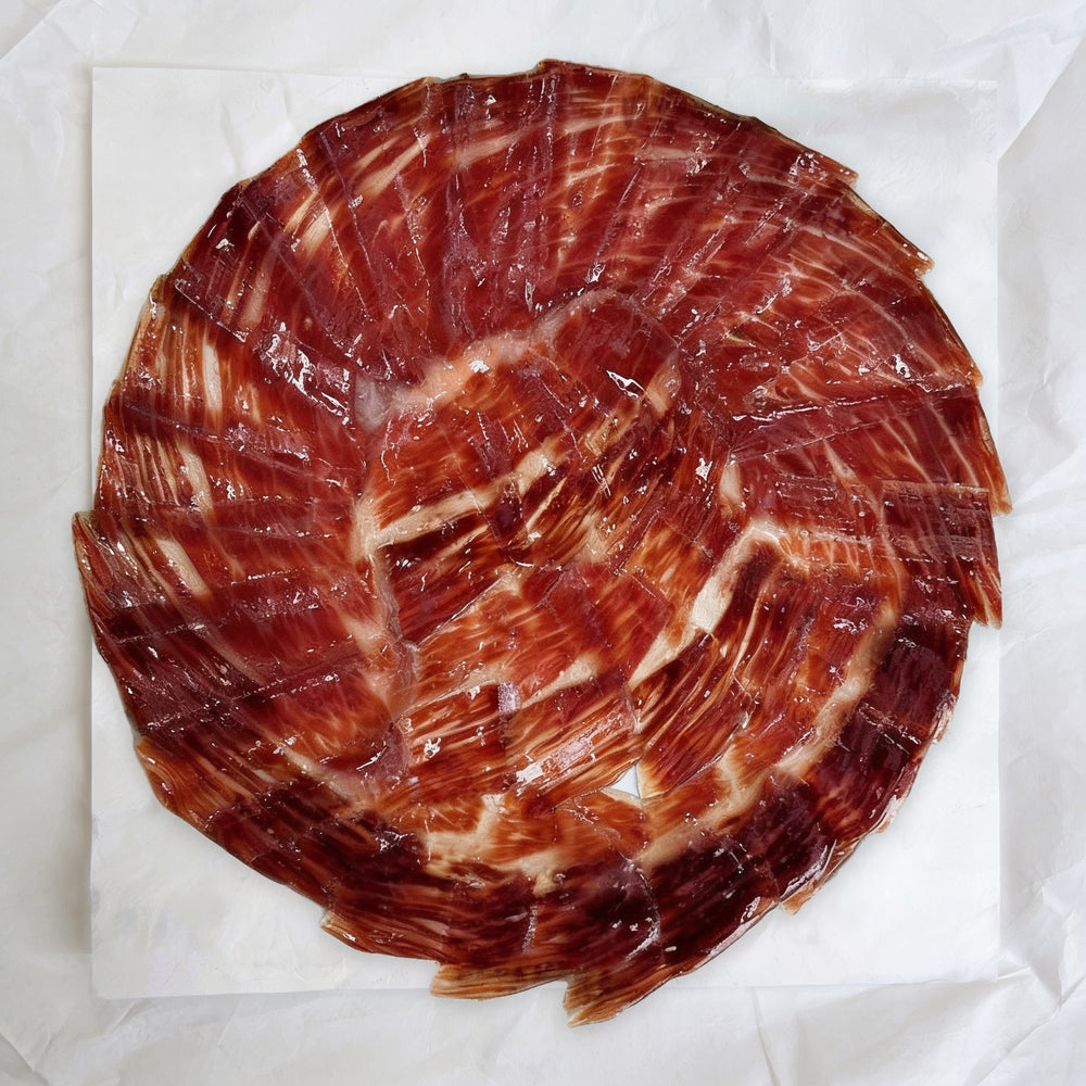 Sobre de jamón de bellota ibérico 50% raza ibérica cortado a cuchillo