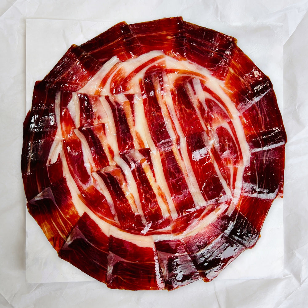 Sobre de paleta ibérica de bellota 75% raza ibérica cortada a cuchillo